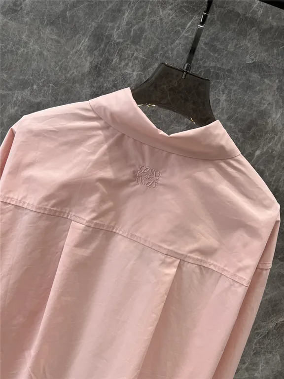 Loewe Irregular Pink Loose Shirt